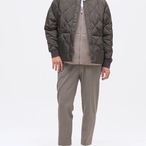 탑텐 TOPTEN10 더 웜 테이퍼드 하프밴딩 슬랙스, 블랙, 검정, 남성바지, 정장바지, 겨울용. 34사이즈