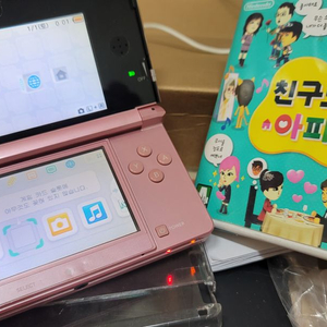 닌텐도 3ds 구작다수 핑크 + 친구모아 아파트 + R4칩