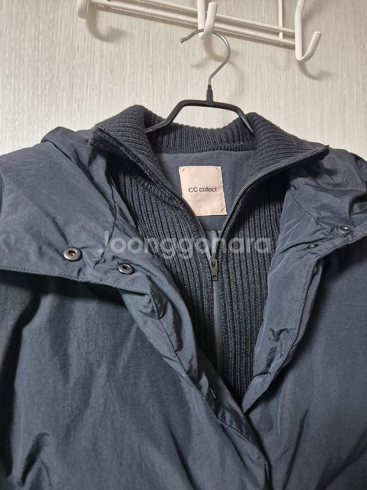 cc콜렉트 니트패치 구스 다운 점퍼 니트자켓 66 씨씨콜렉트--5