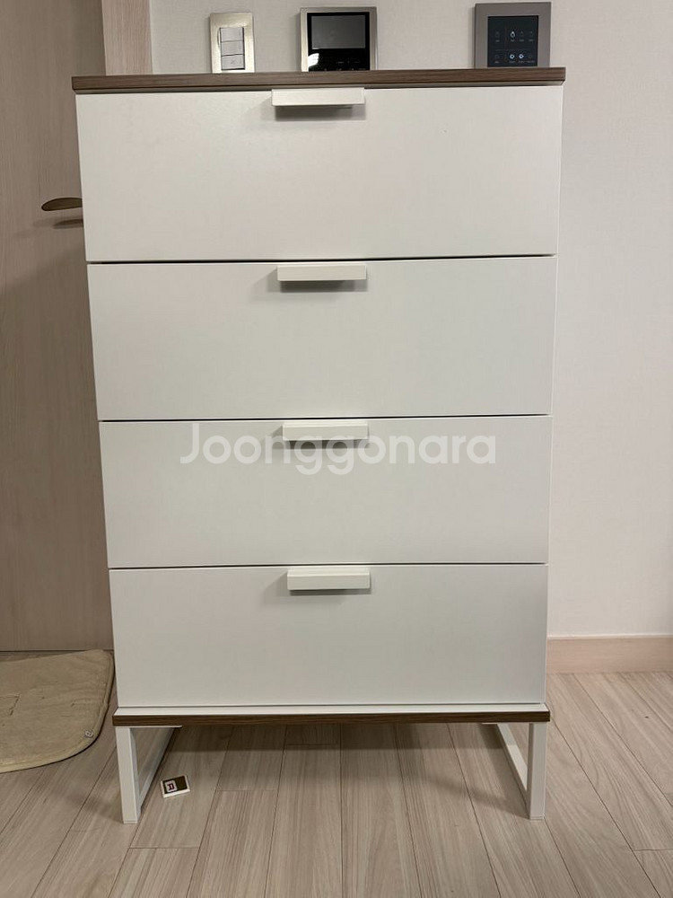 이케아 4단 서랍장--0