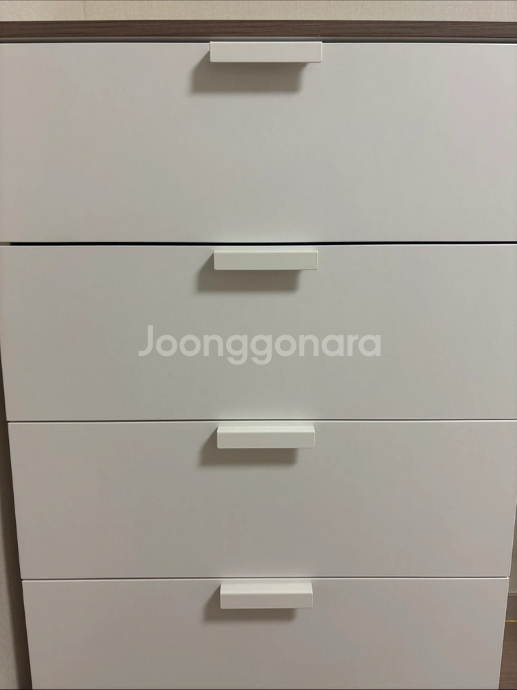 이케아 4단 서랍장--2