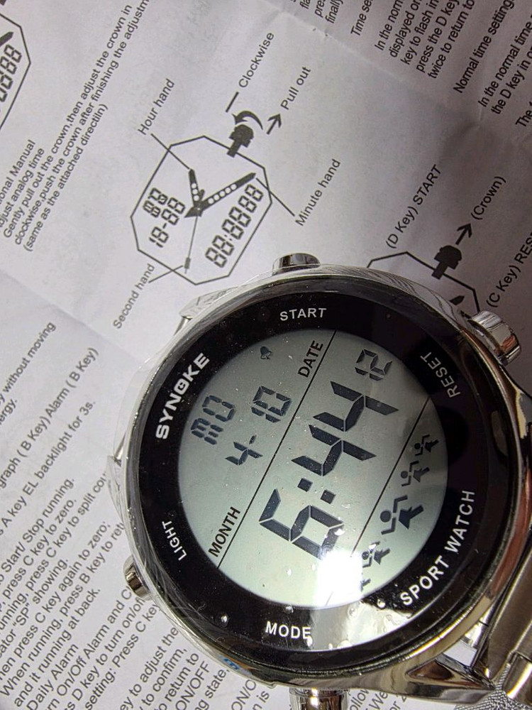 디지털 스포츠 시계--4