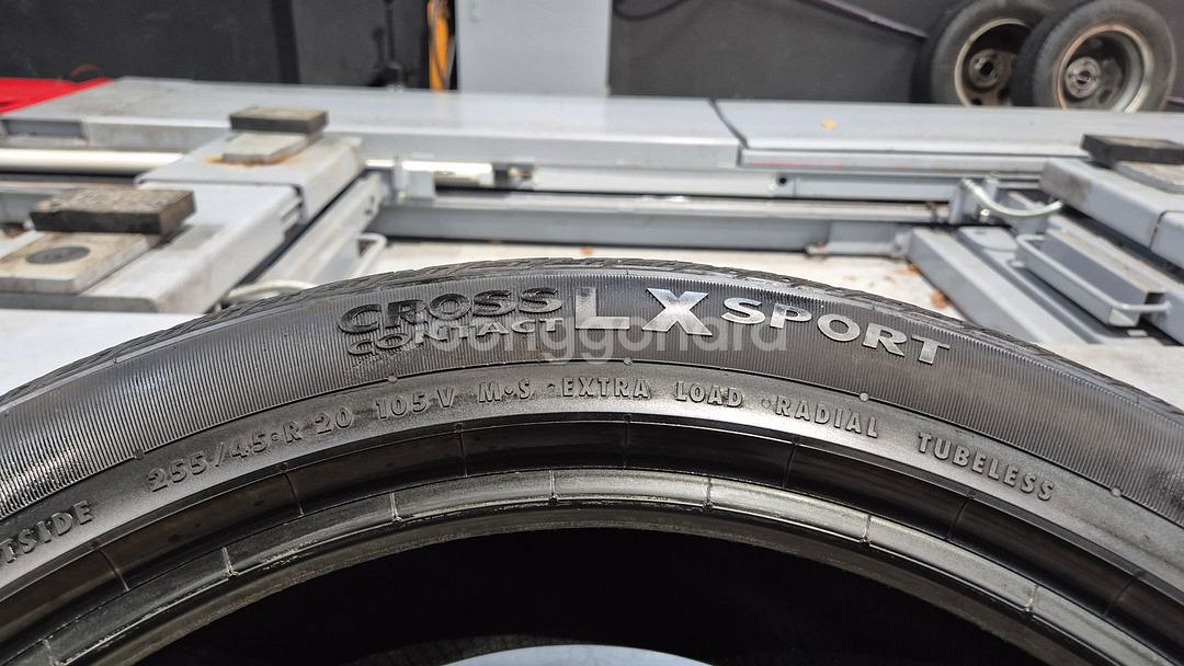 중고 타이어 255 45 20 콘티넨탈 LX스포츠 1본 2554520--3