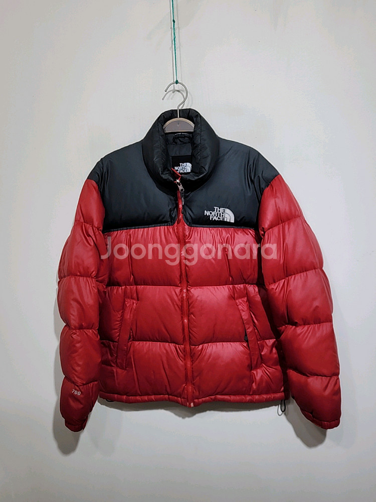(95) 노스페이스 구스다운 자켓 검빨 거위털 700 눕시패딩 점퍼--0