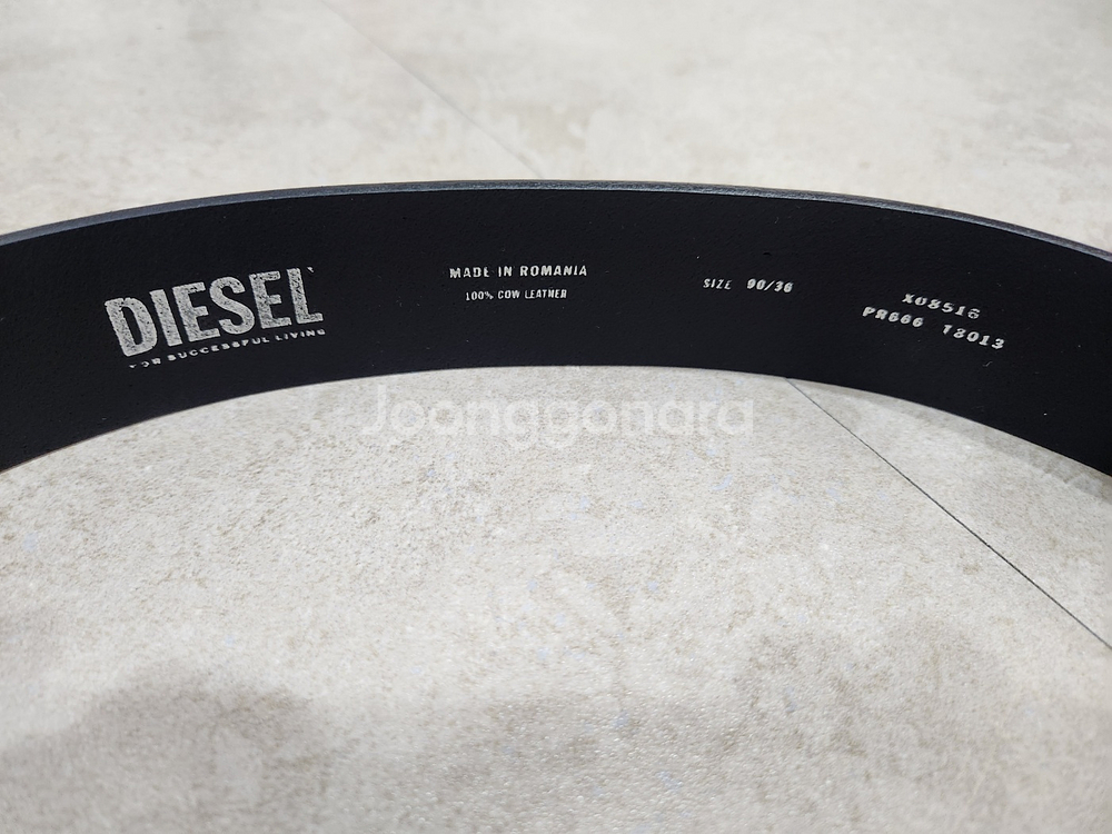 디젤 남성용 가죽벨트--3