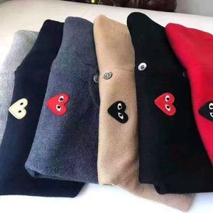 꼼데가르송 플레이 하트 로고 가디건