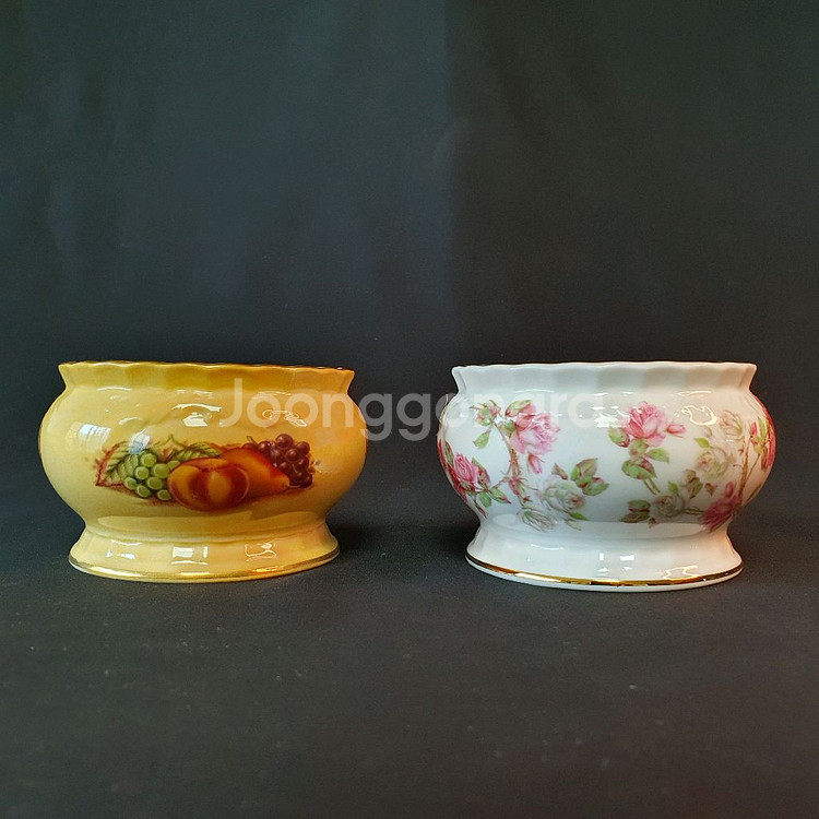 영국 앤슬리 도자기 캔들 2종--0