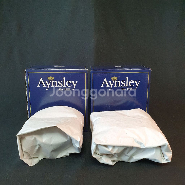 영국 앤슬리 도자기 캔들 2종--3