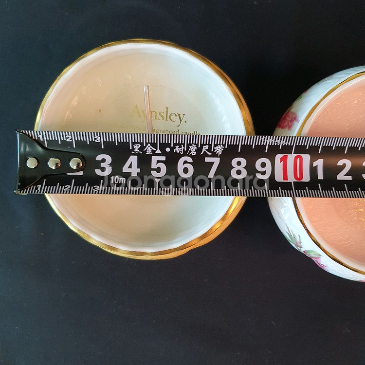 영국 앤슬리 도자기 캔들 2종--4