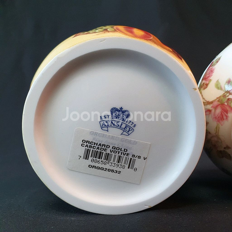 영국 앤슬리 도자기 캔들 2종--7