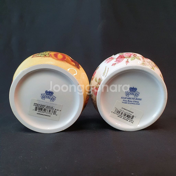 영국 앤슬리 도자기 캔들 2종--8