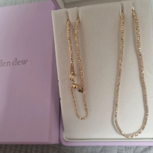 골든듀 비올라 18k 목걸이(옐로우골드)