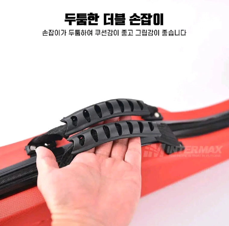 하드케이스 낚시대가방(릴장착 보관형), 방수형 블랙 이미지