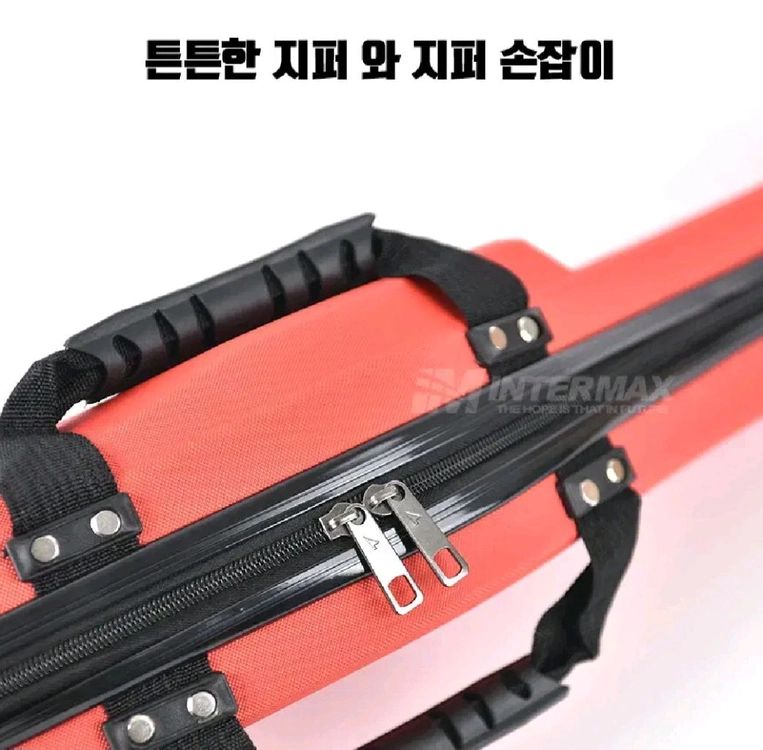 하드케이스 낚시대가방(릴장착 보관형), 방수형 블랙 이미지