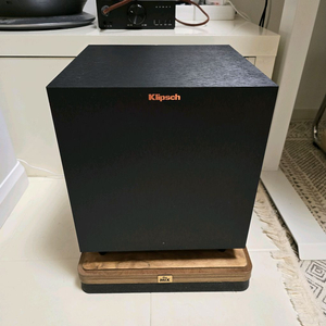 클립쉬 R-8SW 액티브 8인치 서브우퍼스피커+우퍼케이블+방진패드