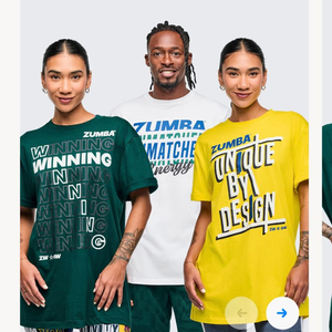 줌바웨어 공용티세트