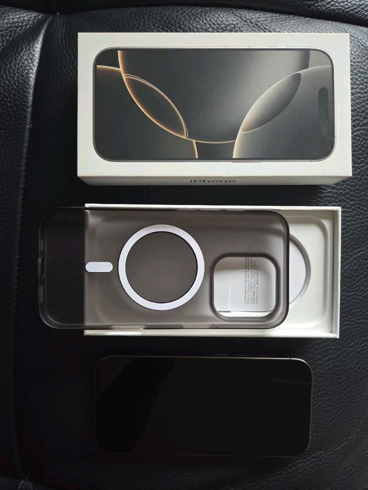 아이폰16프로256G 내주럴티타늄--2