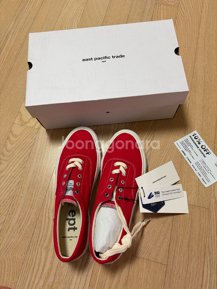 새상품 EPT 캔버스 스니커즈 280mm--0