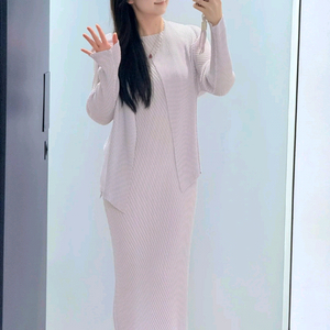 이세이미야케 롬버스 원피스&스카프,플리츠플리즈