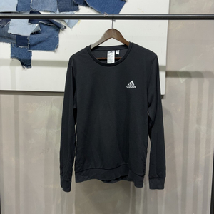 (105) 아디다스 캐주얼 로고 자수 맨투맨 긴팔 티