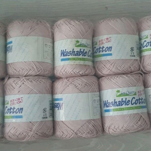 뜨개실 워셔블 코튼 일본산