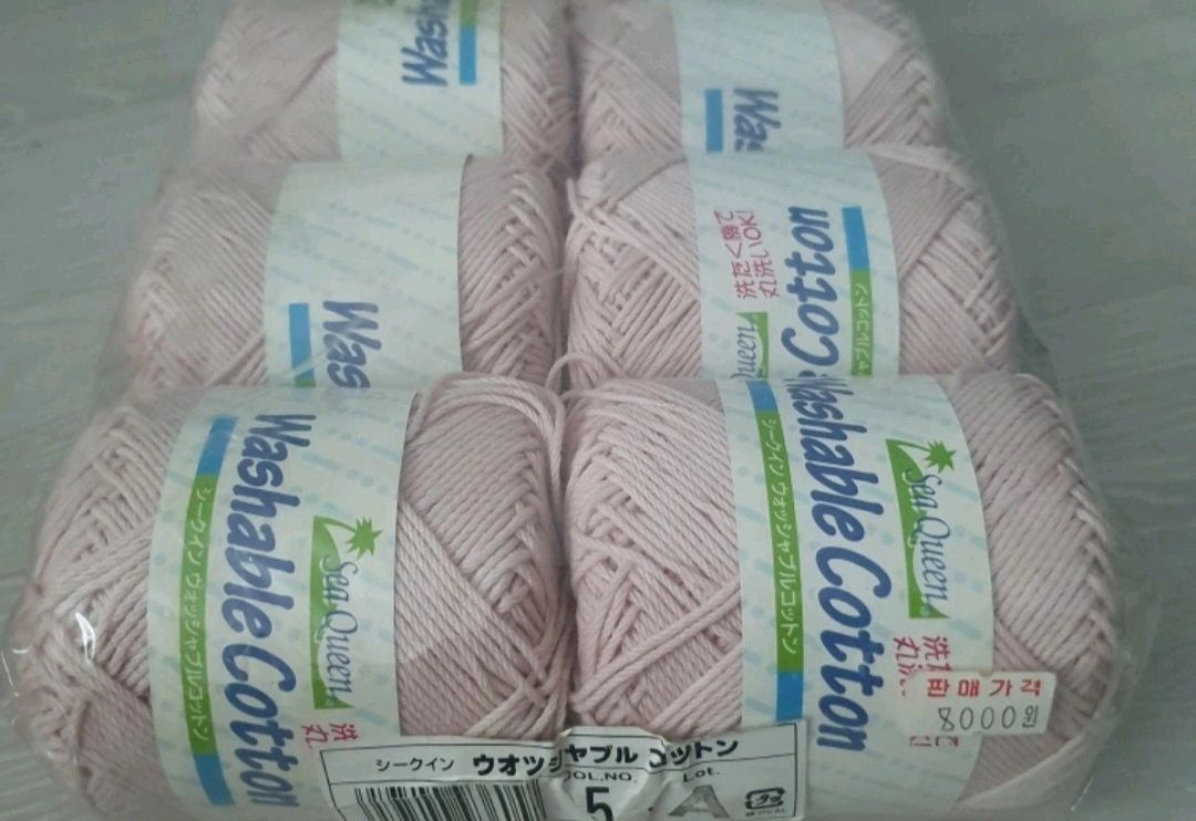 뜨개실 워셔블 코튼 일본산 이미지