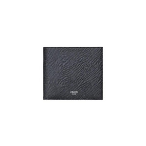 셀린느 바이 폴드 코인 그레인드 반지갑 블랙