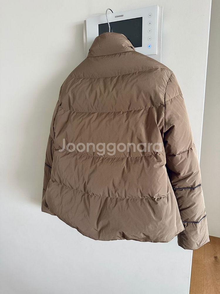 파비아나 필리피 모닐리장식 구스다운 숏패딩 브라운 38--2