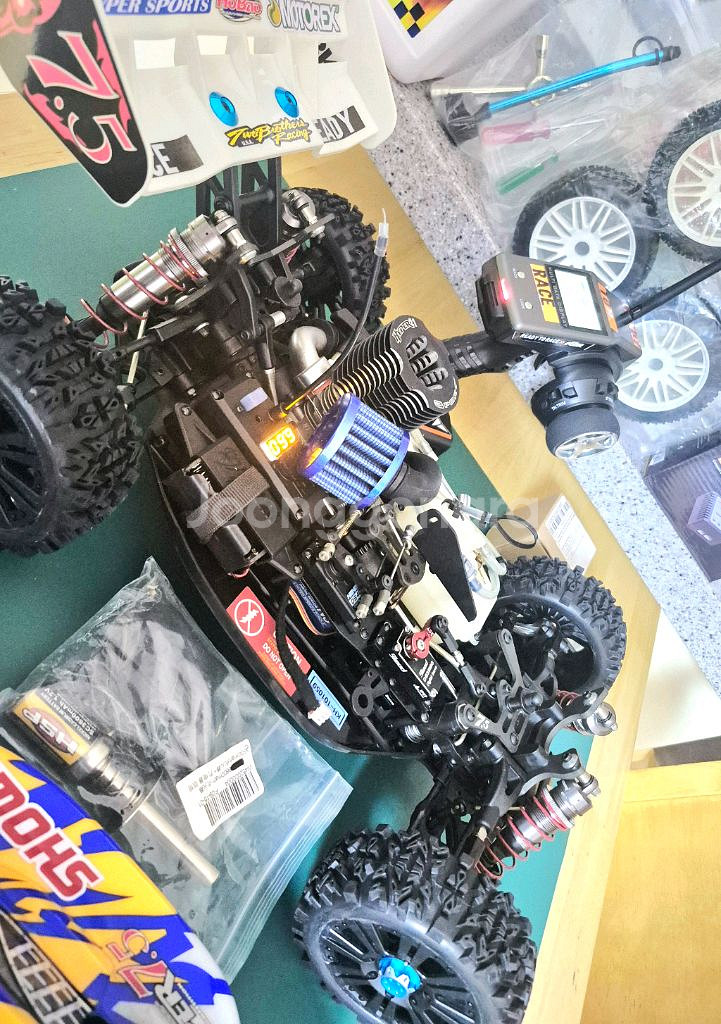 *각종교신가능*1:8튜닝UP니트로엔진RC카Hyper7.5알씨카~업그레이드풀셋*헤이리영웅--6