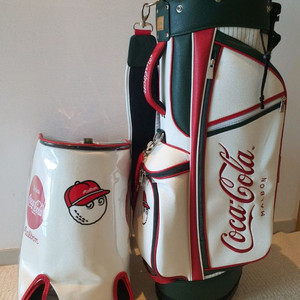 국내당일발송 말본골프백 캐디백 코카콜라
