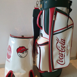 국내당일발송 말본골프백 캐디백 코카콜라