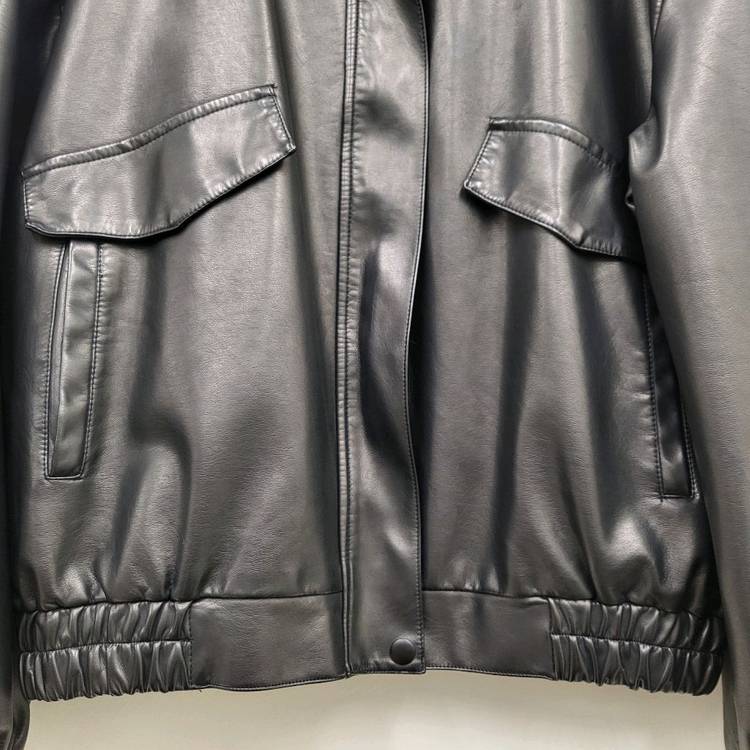 unum 언유즈얼 마켓 레더 블루종--2