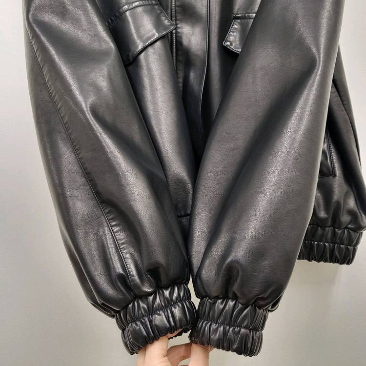 unum 언유즈얼 마켓 레더 블루종--3