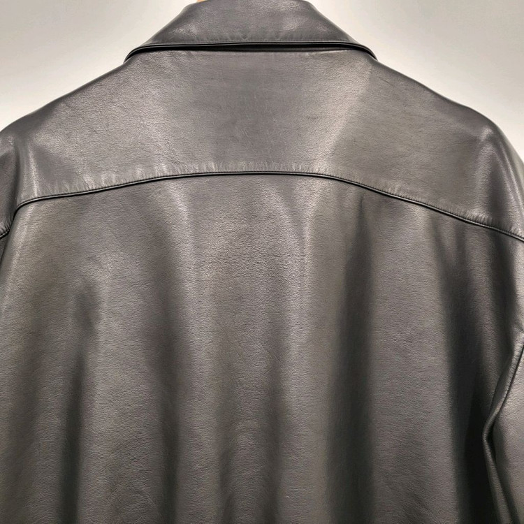 unum 언유즈얼 마켓 레더 블루종--5