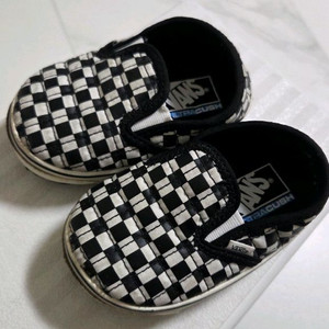 유아 반스 체크패턴 슬립온 스니커즈 이미지