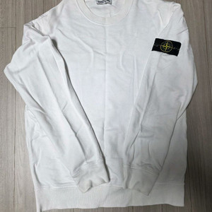 스톤아일랜드 화이트 맨투맨(XL)