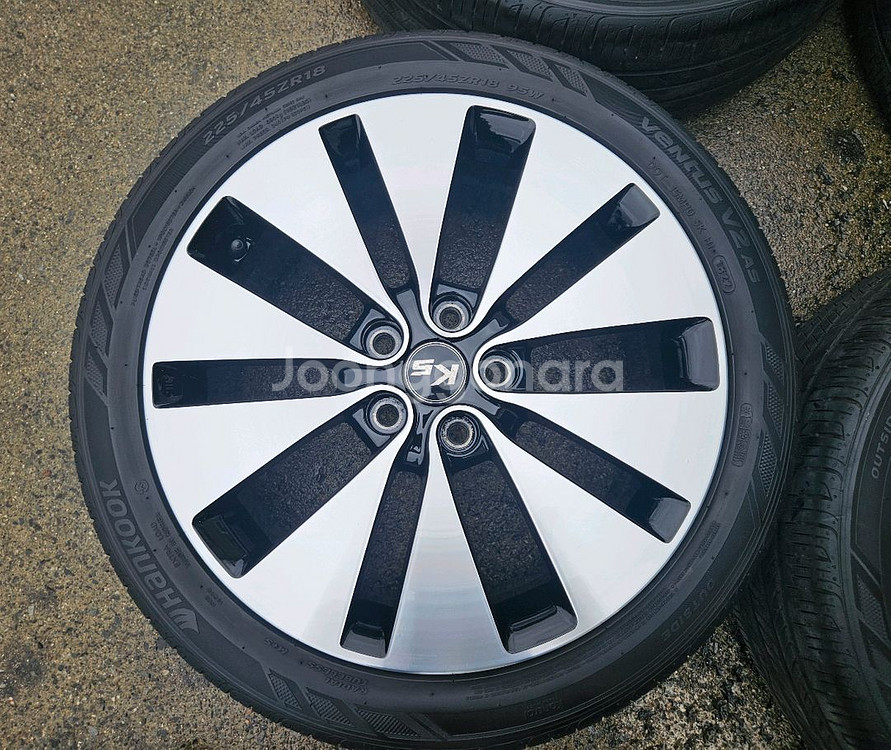 기아 K5 18인치 불판휠타이어 한대분 판매--2