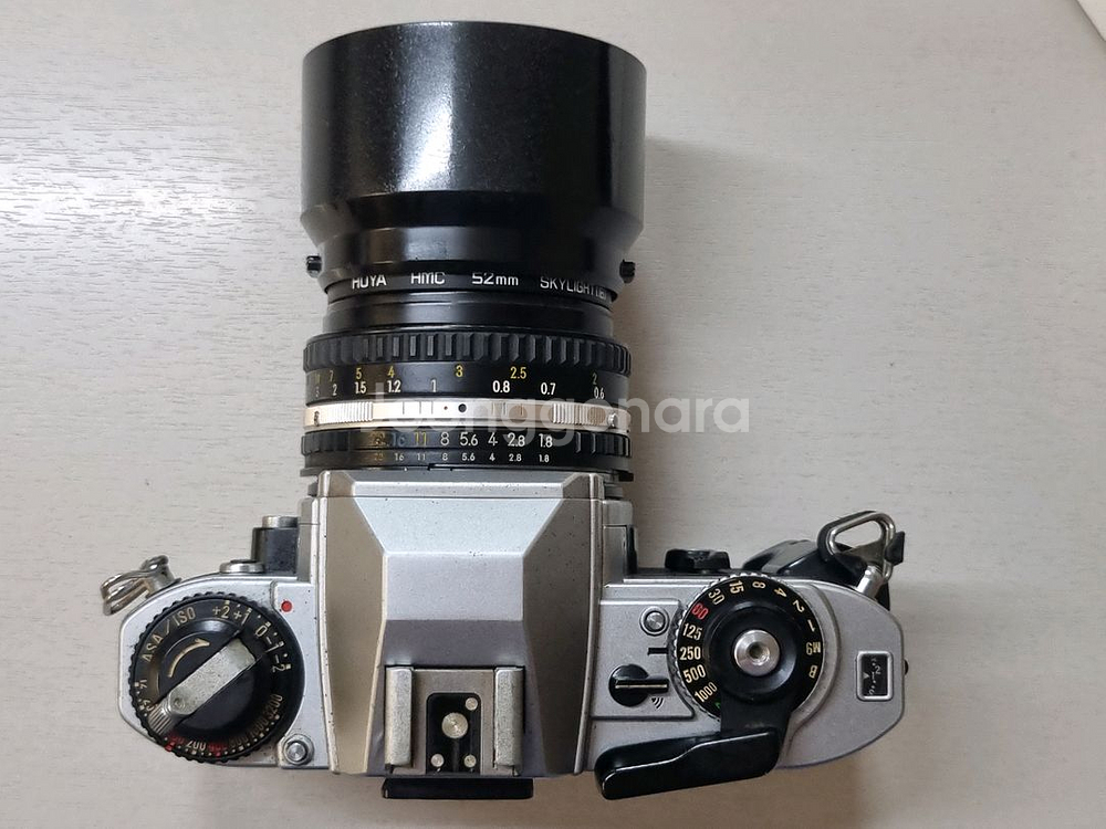 니콘 FG바디및 50.8 펜케익 랜즈(크롬링 버전)--1