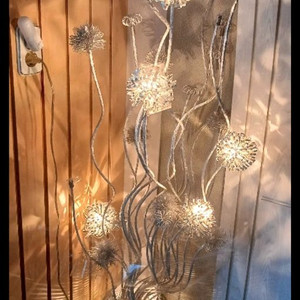 플라워 메탈스탠드 조명