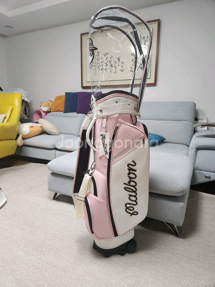 국내무료배송 트롤리 바퀴형 골프백 캐디백 (말본 어뉴 어메이징크리--2