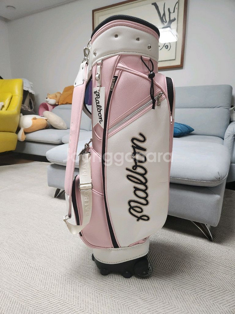 국내무료배송 트롤리 바퀴형 골프백 캐디백 (말본 어뉴 어메이징크리--3