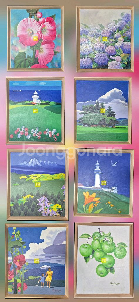 10호 8점/선택가능(작품보증서)--1