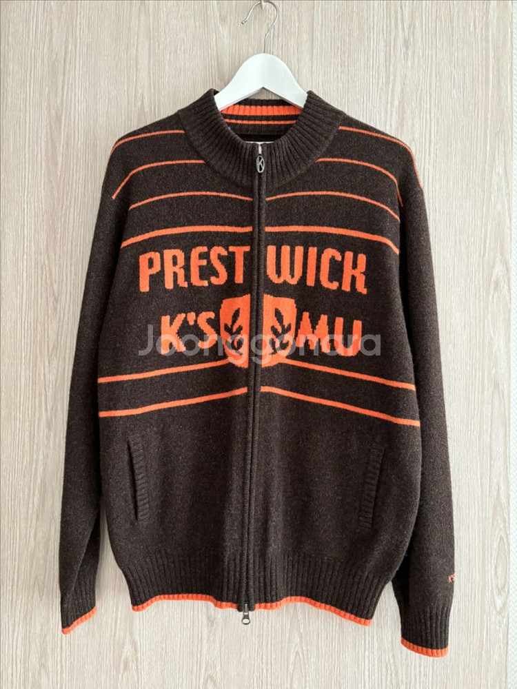 일본 매장 정품 MU 골프 울캐시미어 니트 풀집업 가디건48--0