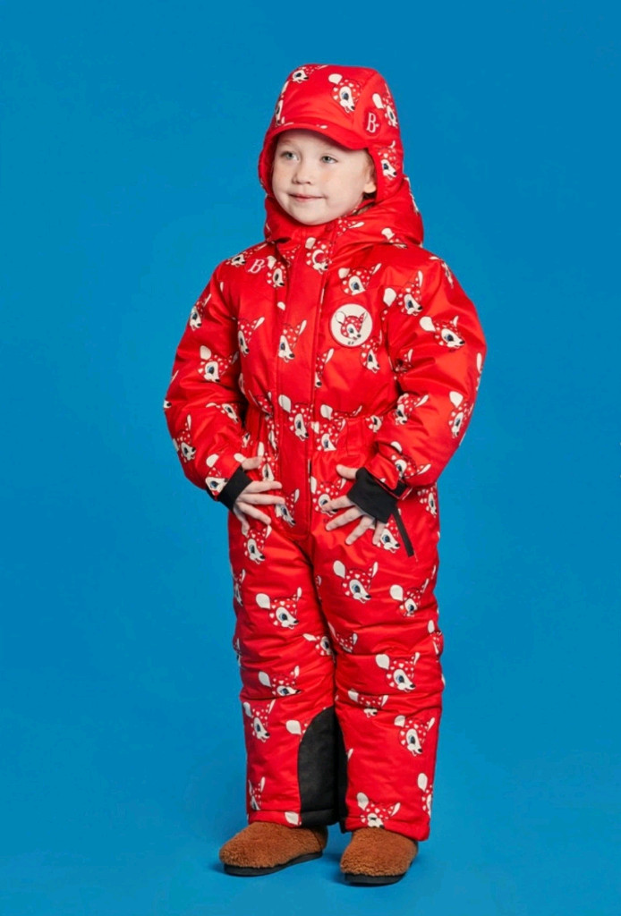 베베드피노 유아동 올오버 래리 스키 오버롤 100, 우주복 (상태굿) 이미지