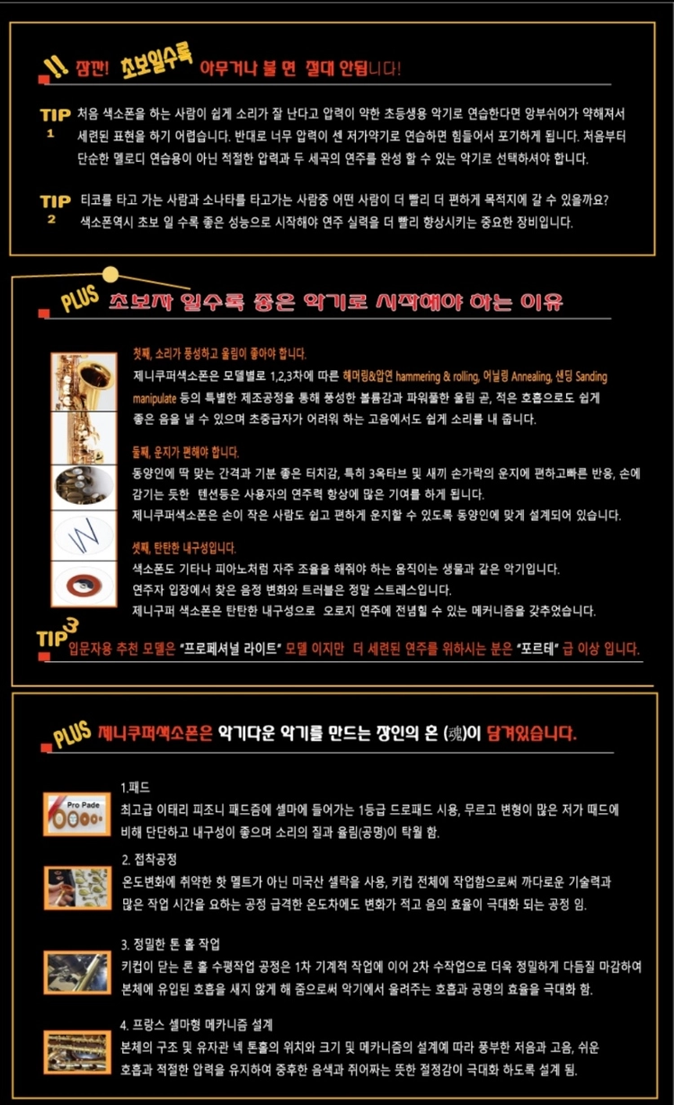 알토색소폰 30%할인 한정판매 입문용 세컨용 250만원대 가성비 이미지