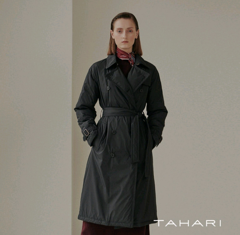 타하리트렌치형구스패딩55--1