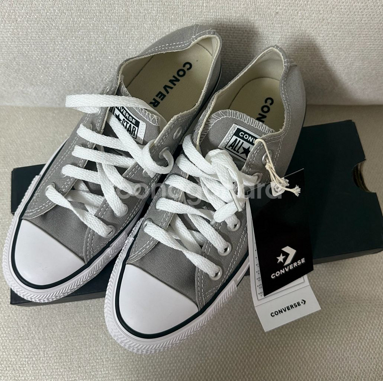 컨버스 척테일러 뉴트럴 그레이 운동화 235 새상품--1