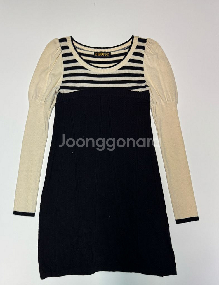 여성 에고이스트 앙고라 혼용 니트 원피스 55--0