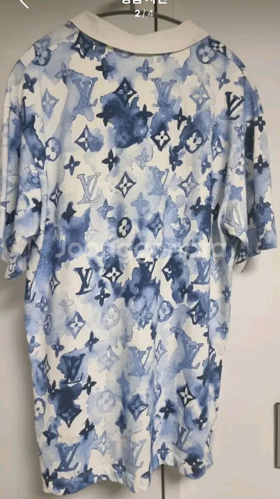 <백화점판, 한글택/탭> 루이비통 워터컬러 반팔티L--1