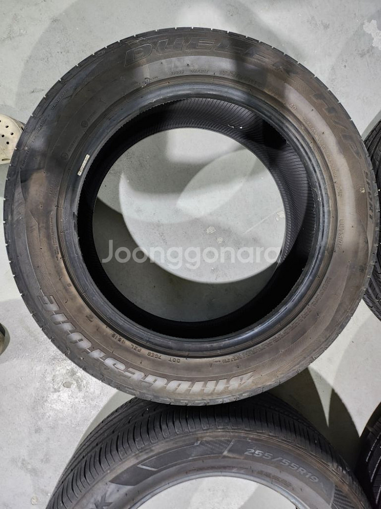 타이어 255/55R/19 4개--3